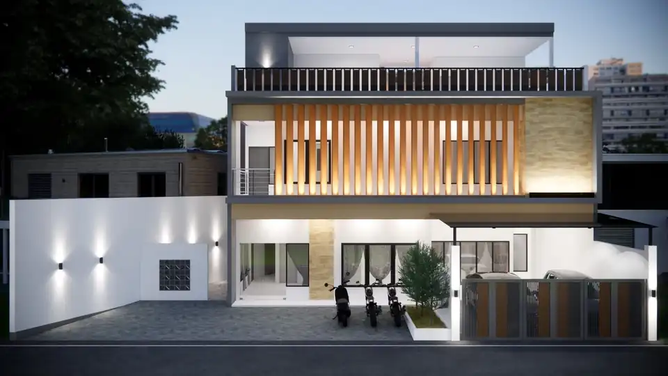 Jasa Desain Rumah dan Klinik Dr H - 3D Rendering, Profesional, Bergaransi