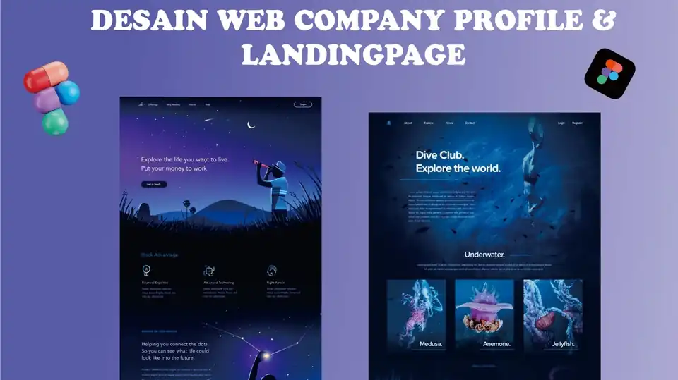Jasa Desain UI/UX Company Profile - UI & UX Design, Profesional, Bergaransi
