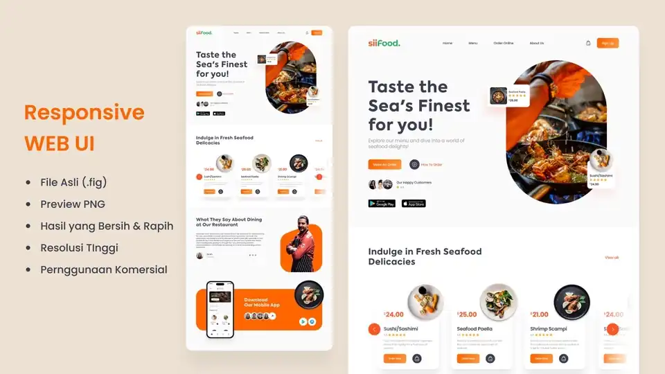 Jasa Desain Web Profesional dan Responsif Menggunakan Figma - Desain Web, Profesional, Bergaransi