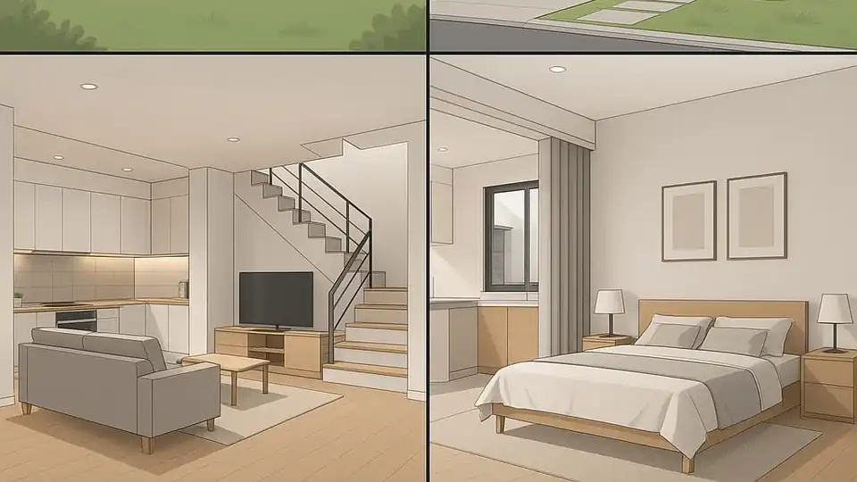 Jasa Design 3D sketchup bangunan rumah, pertokoan dan lain lain - 3D Model, Profesional, Bergaransi