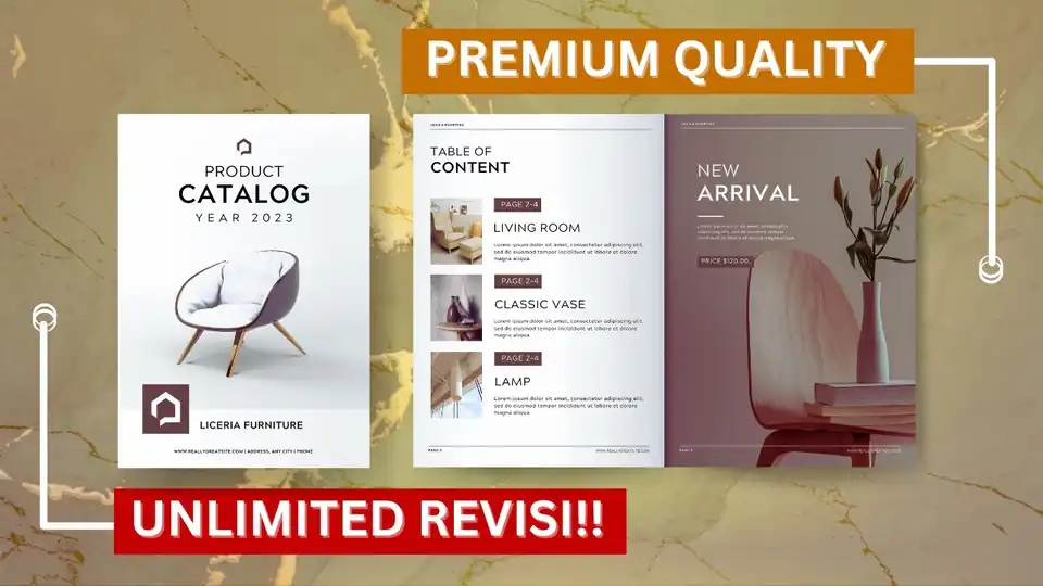 Jasa DESIGN COMPANY PROFILE/ CATALOG PRODUCT/ MAJALAH - Portfolio & Resume, Profesional, Bergaransi