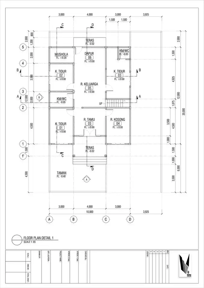 Jasa Design Drawing (DED) Gambar Rencana - CAD Drawing, Profesional, Bergaransi