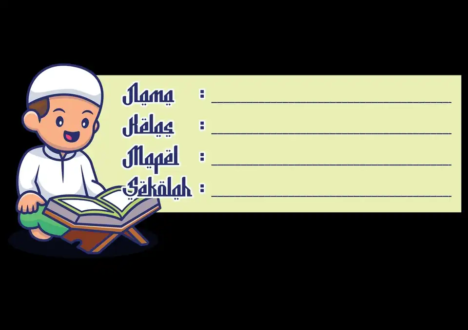 Jasa Design sticker mapel untuk sekolah, kuliah, dll (10design) - Desain Stiker, Profesional, Bergaransi