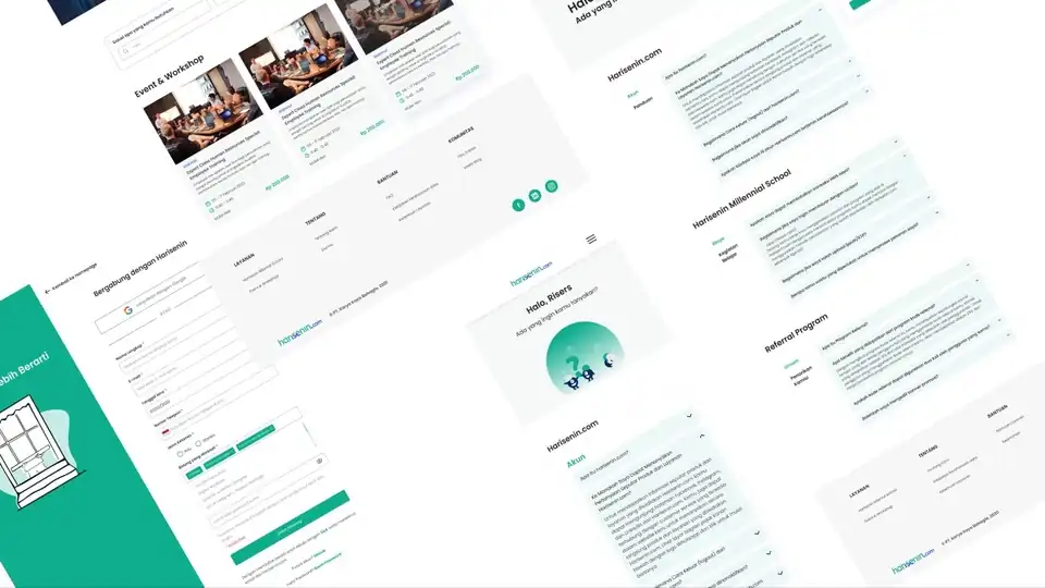 Jasa Design UI/UX Landing Page, Dashboard, Web and Mobile App | Responsive Design | Design System - UI & UX Design, Prof