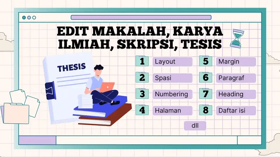 Jasa Edit Dokumen Karya Ilmiah, Skripsi, Thesis - Edit Dokumen, Profesional, Bergaransi