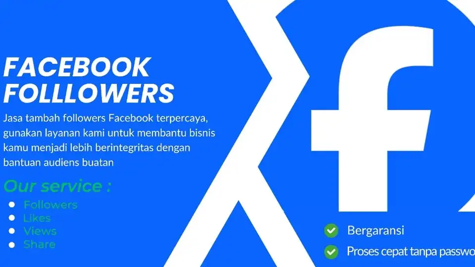 Jasa FACEBOOK FOLLOWERS PROFILE DAN FACEBOOK PAGE, LIKES PAGE, LIKES POST DAN REELS VIEWS REELS DAN VIDEO - Buzzer, Prof