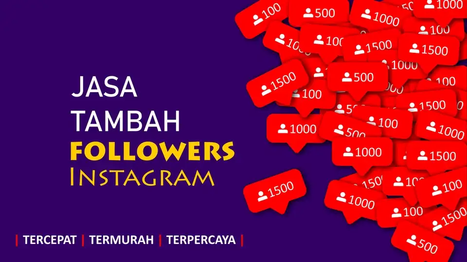 Jasa FOLLOWERS INSTAGRAM AKTIF INDONESIA - Tambah Followers, Profesional, Bergaransi