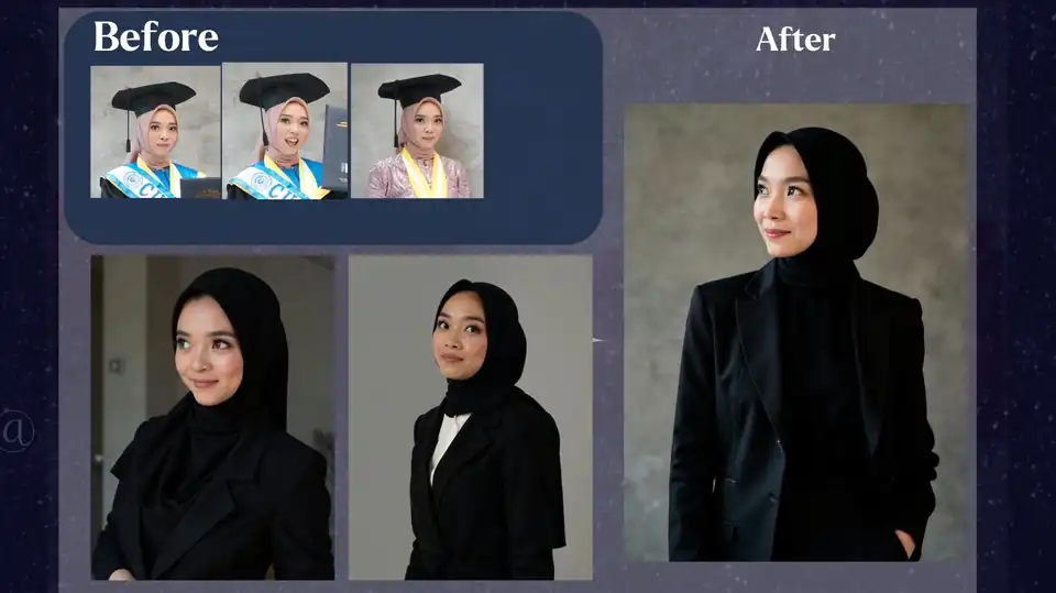 Jasa Foto linkedin, Profesional, ID card, jasa edit photo, foto profil. pas foto - Edit Gambar & Photoshop, Profesional,