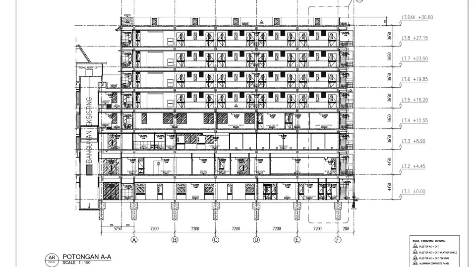 Jasa Gambar Denah Rumah Tinggal (Arsitektur, Struktur DED Rumah Tinggal, Kantor & Gedung) - Denah, Profesional, Bergaran