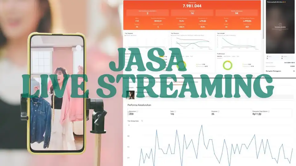Jasa HOST LIVE STREAMING - Host Live, Profesional, Bergaransi