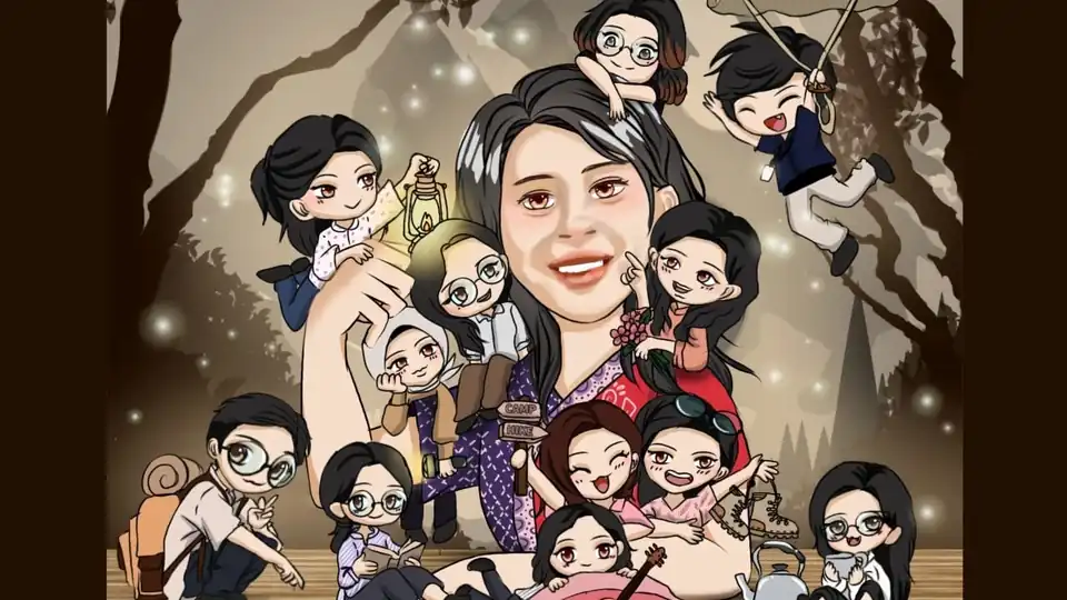 Jasa ilustrasi karikatur wajah, dengan konsep mini yang lucu - Karikatur, Profesional, Bergaransi