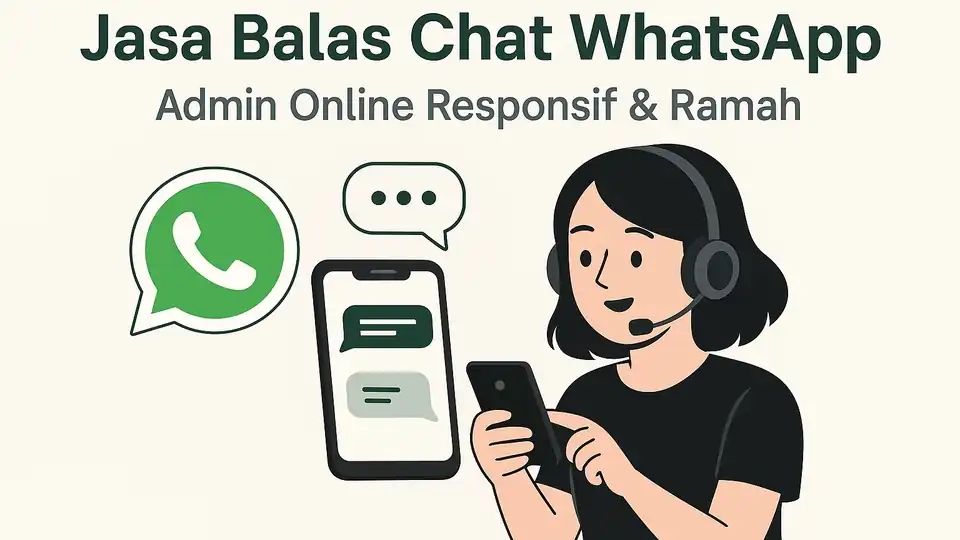 Jasa Admin Freelance – Balas Chat WhatsApp Cepat & Ramah - Admin Web & Page, Profesional, Bergaransi
