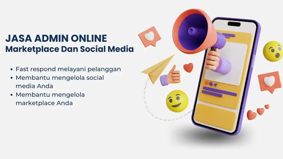 Jasa Admin Website, Sosial Media & Toko Online - Admin Web & Page, Profesional, Bergaransi