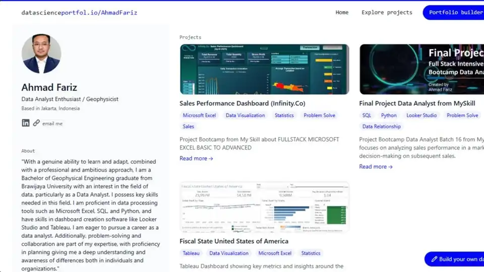 Jasa Analisis Data, Pembuatan Dashboard Excel, Tableau, Looker Studio, penarikan data SQL / Python - Data Science, Profe