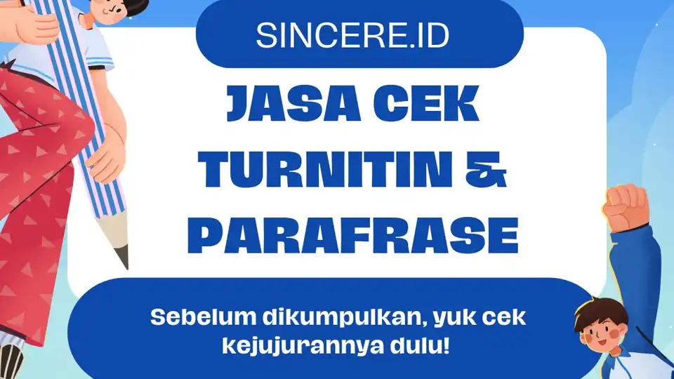 Jasa Cek Turnitin No Repository & Parafrase Cepat dan Terpercaya - Turnitin, Profesional, Bergaransi