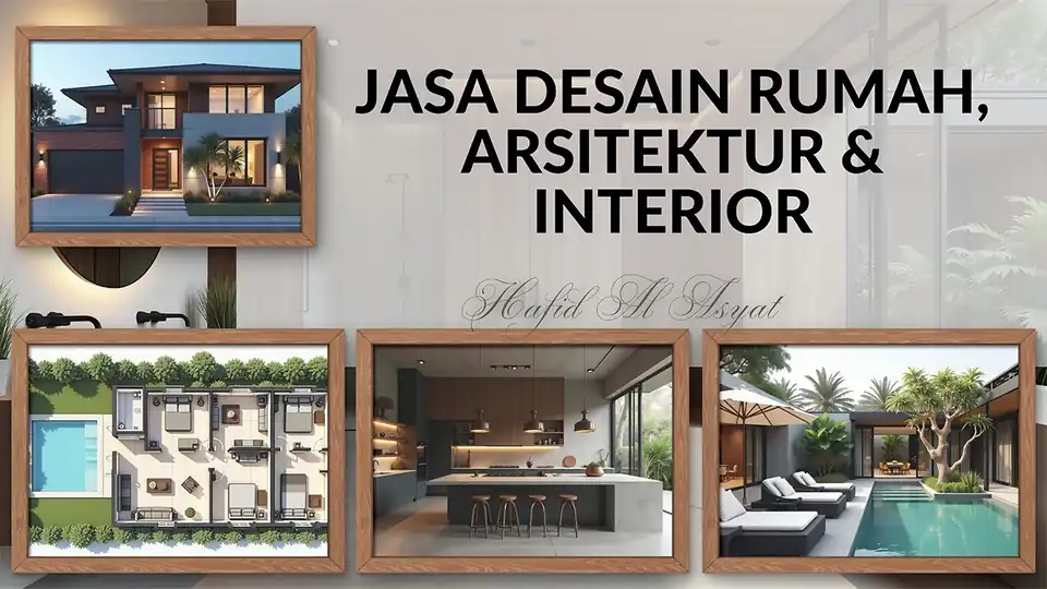JASA DESAIN 3D RUMAH, RESIDENT, VILLA, ARSITEKTUR & INTERIOR. - Perspektif 3D, Profesional, Bergaransi