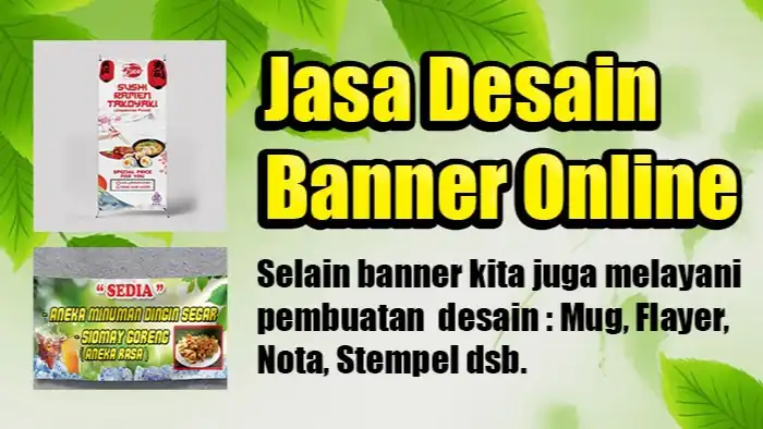 JASA DESAIN BANNER ONLINE - Banner Online, Profesional, Bergaransi
