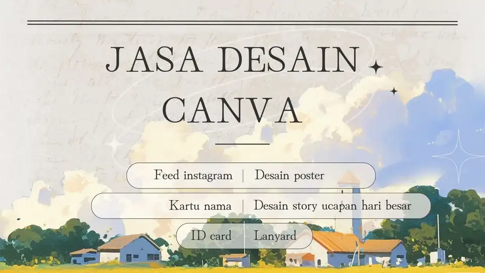 Jasa desain canva - Canva, Profesional, Bergaransi