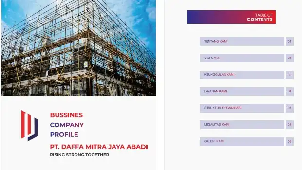 JASA DESAIN COMPANY PROFILE - Desain Corporate Identity, Profesional, Bergaransi