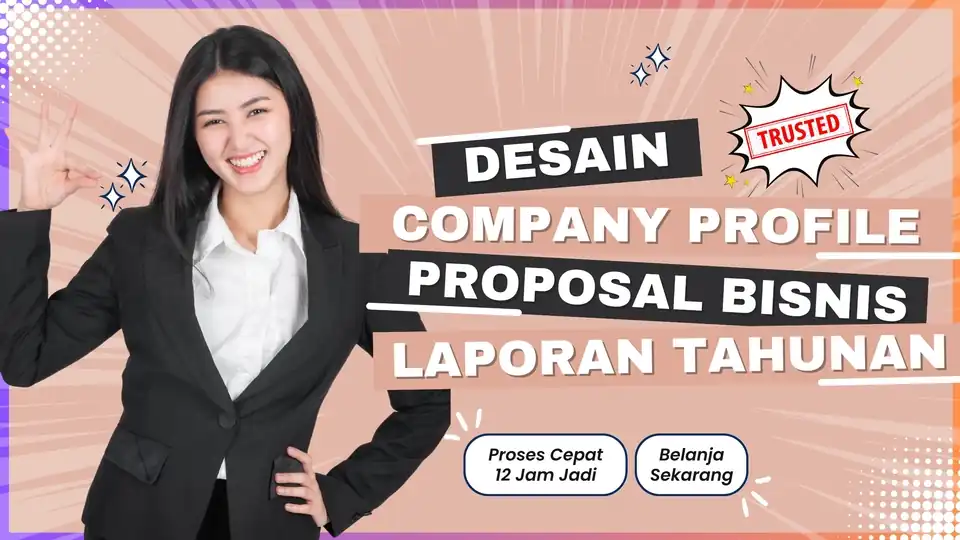 JASA DESAIN COMPANY PROFILE, PROPOSAL BISNIS, DAN LAPORAN TAHUNAN, 12 JAM LANGSUNG JADI - Desain Corporate Identity, Pro