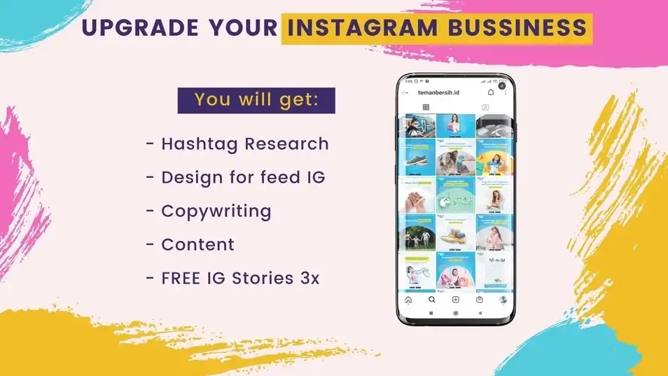 JASA DESAIN DAN KELOLA INSTAGRAM - Banner Online, Profesional, Bergaransi