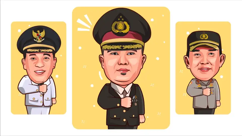 Jasa Desain Karikatur Wajah Unik dan Kreatif - Karikatur, Profesional, Bergaransi