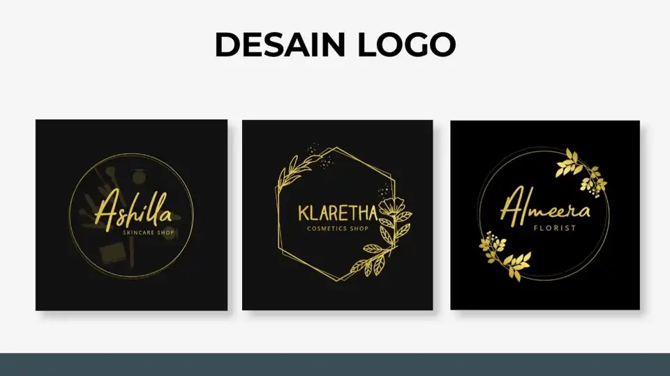 Jasa Desain Logo Simpel Elegan - Logo, Profesional, Bergaransi