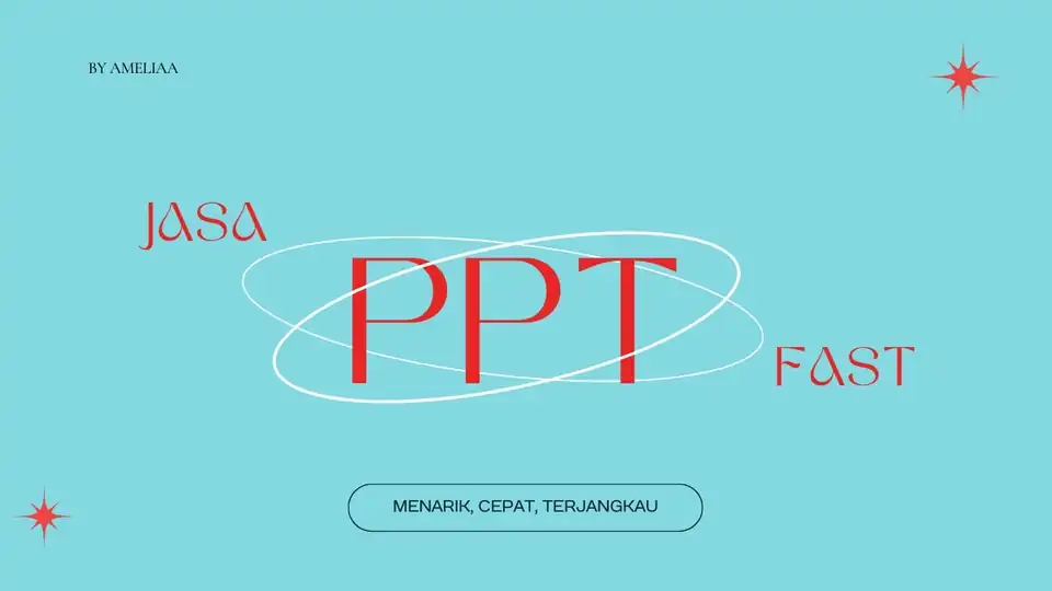 Jasa Desain PPT - Cepat Selesai - Presentasi, Profesional, Bergaransi