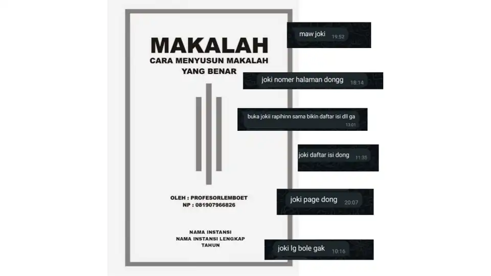 Jasa Document Formatting Tugas Makalah,Tesis, Skripsi, dll (Tanpa Minimum Halaman) - Edit Dokumen, Profesional, Bergaran