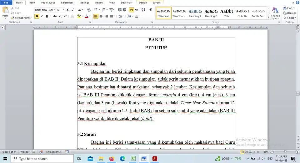 Jasa Edit Format Penulisan Makalah, Paper, Laporan, Skripsi dll - Edit Dokumen, Profesional, Bergaransi