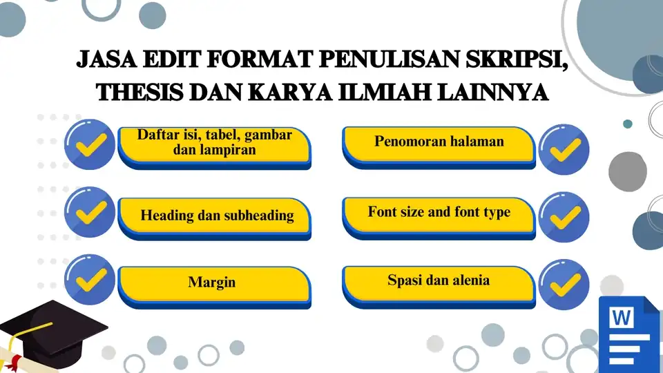 Jasa Edit Format Penulisan Skripsi, Thesis, Laporan, dan Dokumen Lainnya - Edit Dokumen, Profesional, Bergaransi