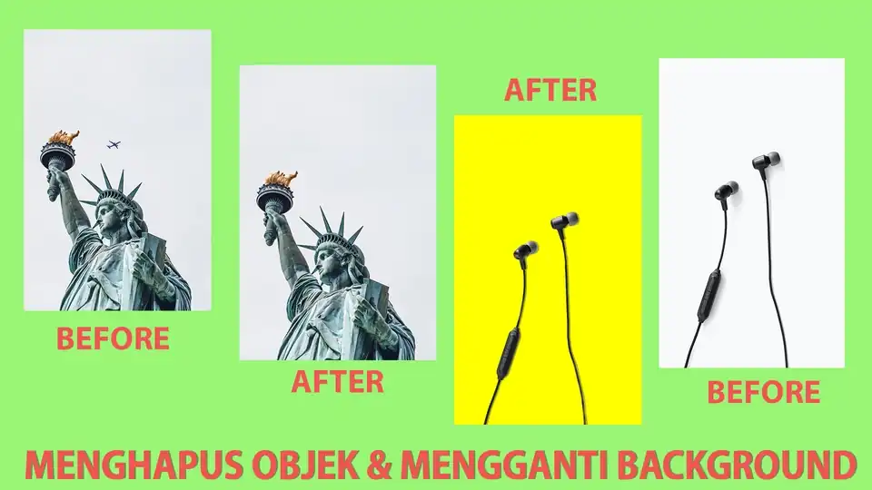Jasa Edit, Ganti, Hapus Background Foto RAPI, CEPAT & TERMURAH !!! - Edit Gambar & Photoshop, Profesional, Bergaransi