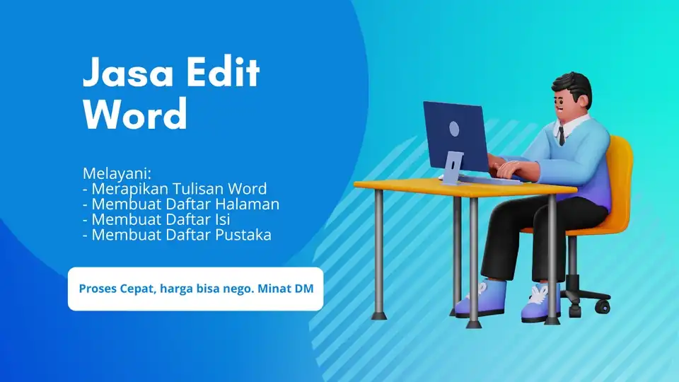 Jasa Edit Word |Skripsi, Proposal, Makalah, Laporan| - Edit Dokumen, Profesional, Bergaransi