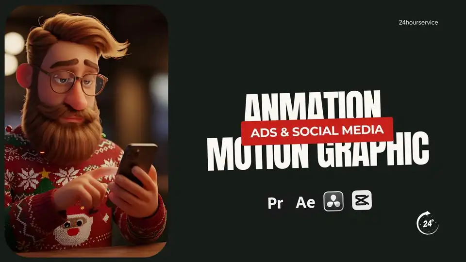 Jasa Editing Video Animasi | Motion Graphic - 3D & Animasi, Profesional, Bergaransi