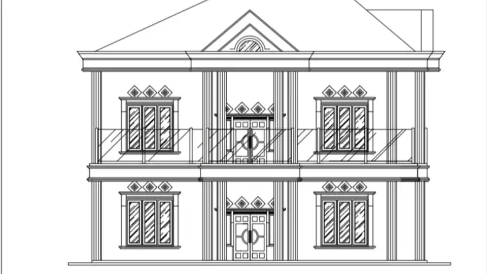 Jasa Gambar Rumah 2D AutoCAD (Tampak & Denah - Denah, Profesional, Bergaransi