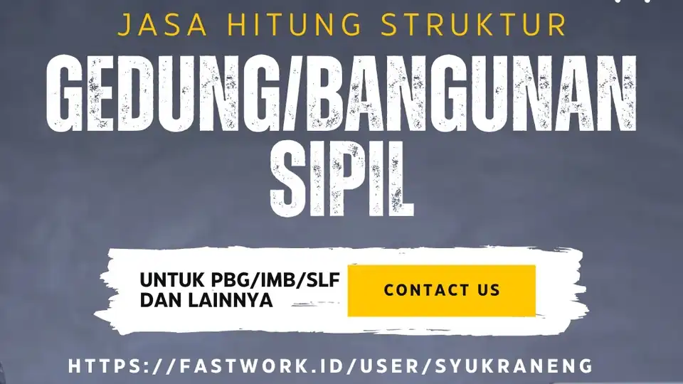 Jasa Hitung Struktur Bangunan | PBG/IMB/SLF | Negotiable | Multi Platform - CAD Drawing, Profesional, Bergaransi