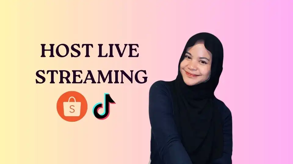 Jasa Host Live Shopee/Tiktok - Host Live, Profesional, Bergaransi