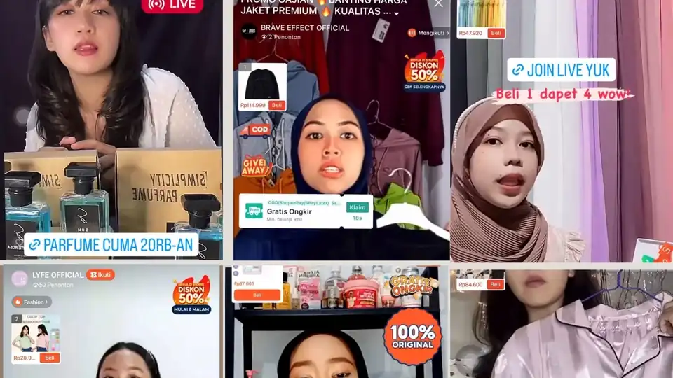 JASA HOST LIVE STREAMER TIKTOK SHOPEE - Host Live, Profesional, Bergaransi
