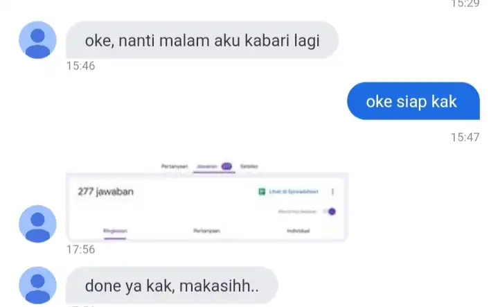 JASA ISI KUESIONER 1 HARI JADI - Jasa Lainnya, Profesional, Bergaransi