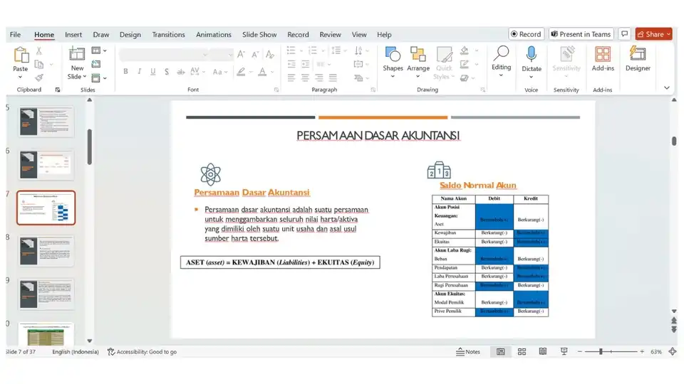 Jasa Mengajar Akuntansi Dasar - Les Privat, Profesional, Bergaransi