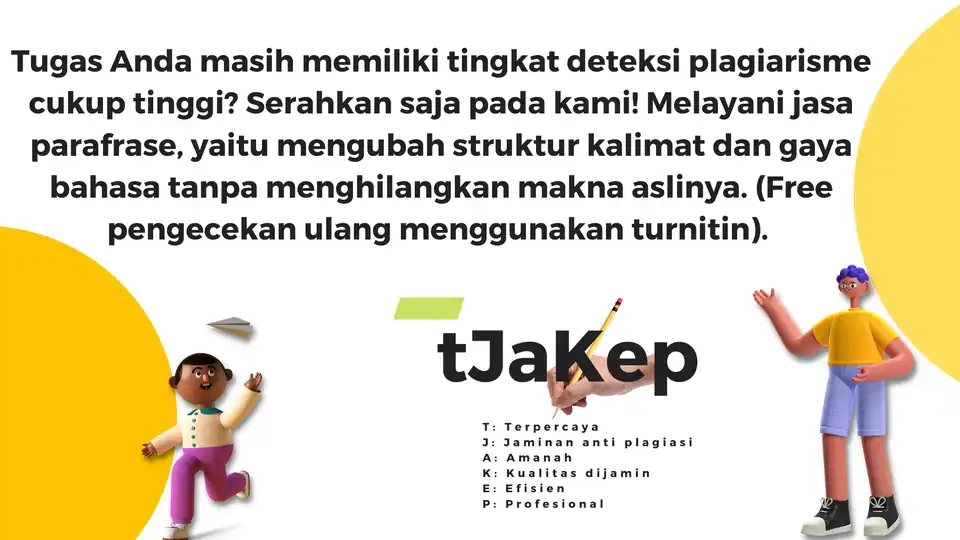 Jasa Menurunkan Plagiarisme Tugas, Skripsi, Makalah, dll dengan Cepat dan Efektif - Proofreading, Profesional, Bergarans