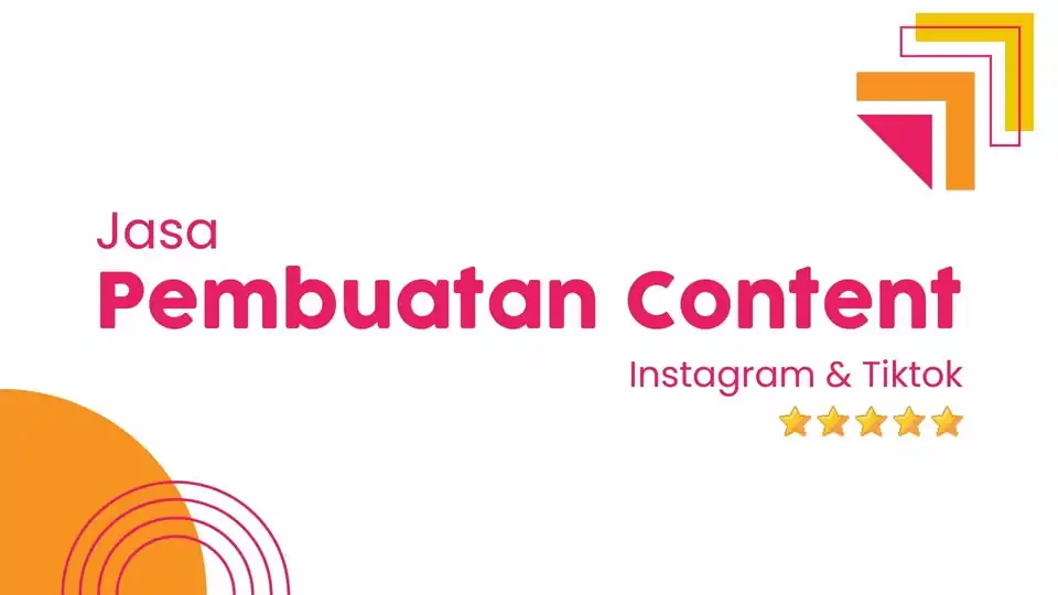 Jasa Pembuatan Content Instagram & TikTok | Content Creator | Content Planning - Penulisan Konten, Profesional, Bergaran
