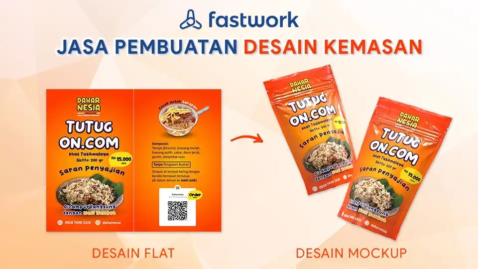 JASA PEMBUATAN DESAIN & MOCKUP KEMASAN - Label & Kemasan, Profesional, Bergaransi