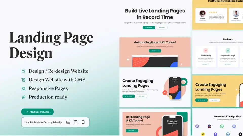 Jasa Pembuatan Desain Website / Landingpage - Desain Web, Profesional, Bergaransi