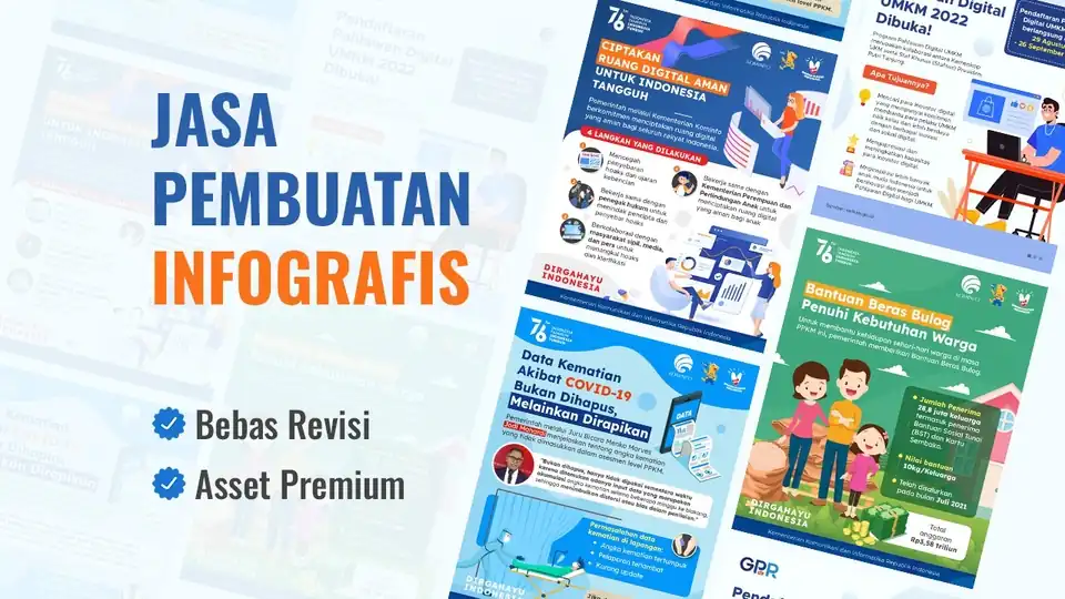 Jasa Pembuatan Infografis Unlimited Revisi - Infografis, Profesional, Bergaransi
