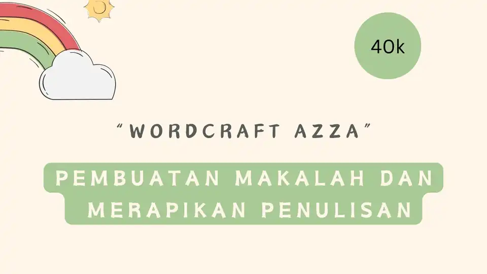 Jasa Pembuatan Makalah, Ketik dan Penyempurnaan Tulisan - Pengetikan Umum, Profesional, Bergaransi