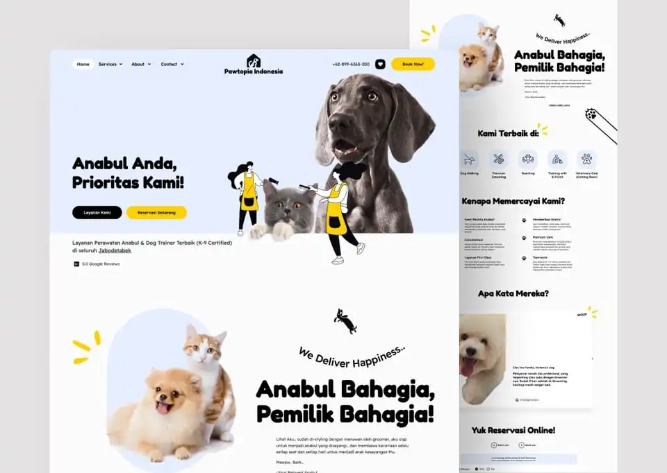 Jasa Pembuatan Website Profesional (Landing Page, Company Profile, Blog, Ecommerce dll) - Web Development, Profesional,