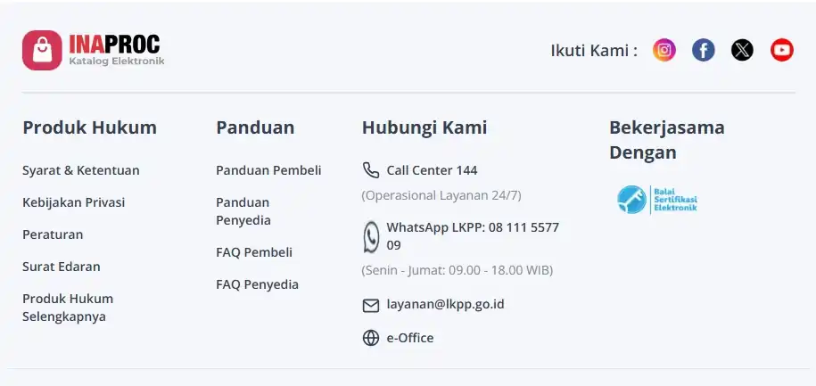 Jasa Pendaftaran Inaproc (dulu Ekatalog) - Agen, Profesional, Bergaransi