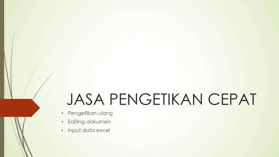 Jasa Pengetikan Online - Pengetikan Umum, Profesional, Bergaransi