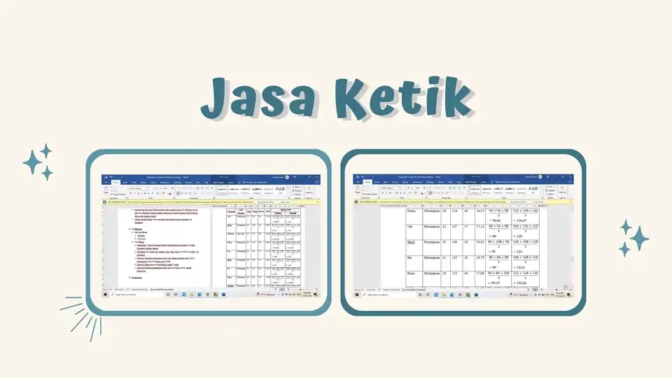 Jasa Pengetikan Tugas - Pengetikan Umum, Profesional, Bergaransi